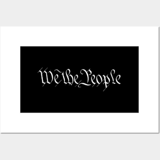 Us Constitution We The People Posters and Art